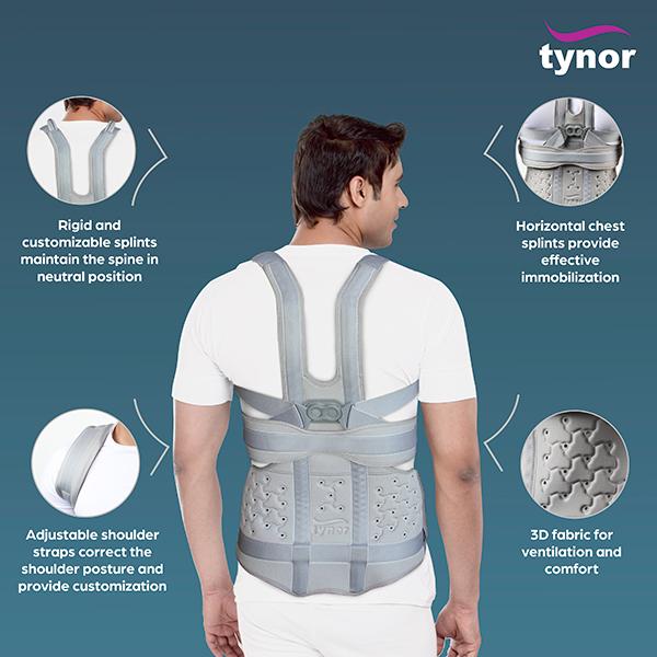Tynor Taylor's Brace Urbane Long (UN) (A 34) - Supports And Braces