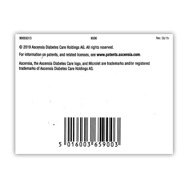 Microlet Coloured Lancets 100's - Blood Glucose Monitors/Strips