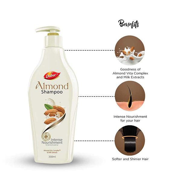 Dabur Almond Shampoo 350 ml - Shampoos