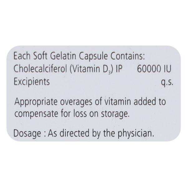 RADCAL D 60k Soft Gelatin Capsule 4's - Supplements-Vit