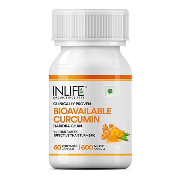 Netmeds | Inlife Bioavailable Curcumin 600 mg Vegetarian Capsules 60's