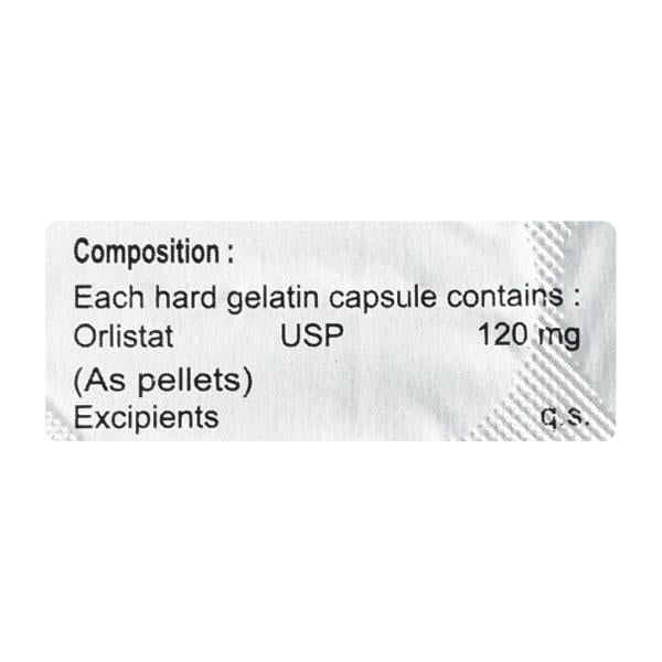 ORLIP X 120 Capsule 10's - Obesity