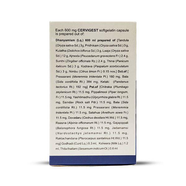 Kerala Ayurveda Cervigest Capsule 90's - Speciality Medicines