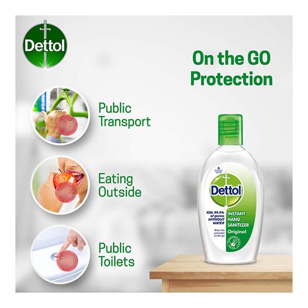 Dettol Instant Hand Sanitizer Gel - Original 110 ml - Hand Sanitizer