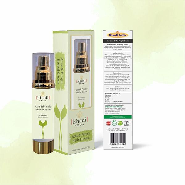 Netmeds | Khadi Veda Acne & Pimple Herbal Cream 50 gm