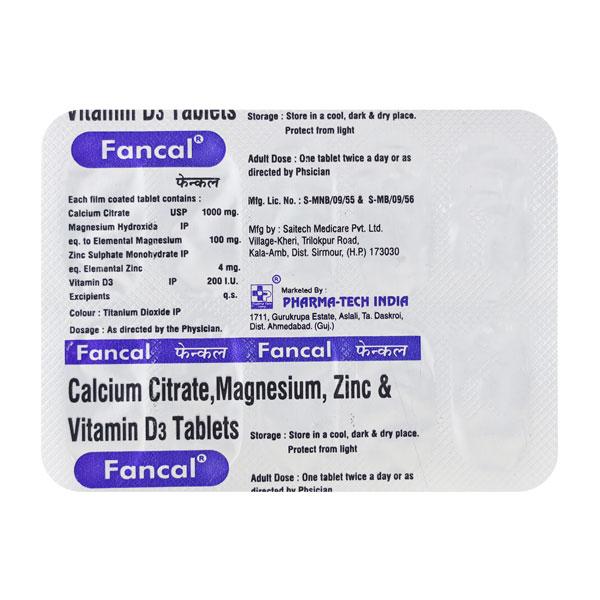 FANCAL Tablet 10's - Supplements-Vam