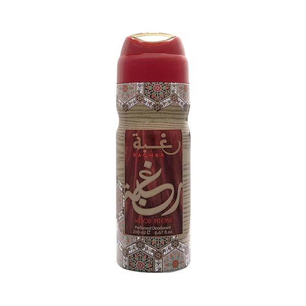 Netmeds | Lattafa Raghba Wood Intense Imported Long Lasting Perfumed Deodorant Spray 200 ml