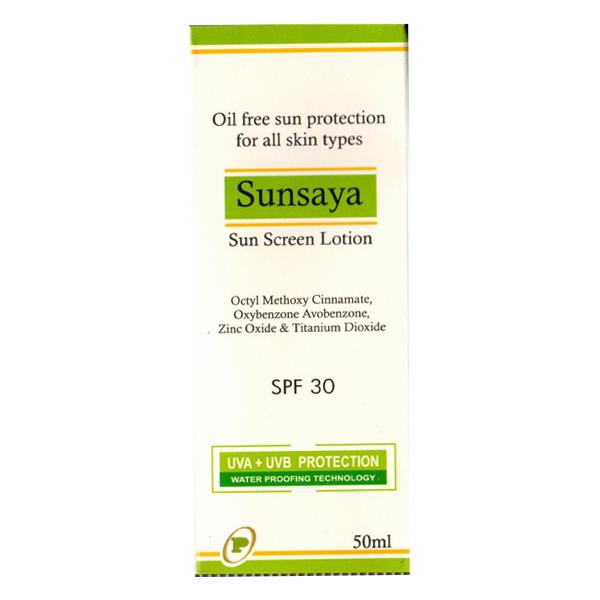 SUNSAYA SPF 30 Sun Screen Lotion 50ml - Sunscreen Preparations-Emo