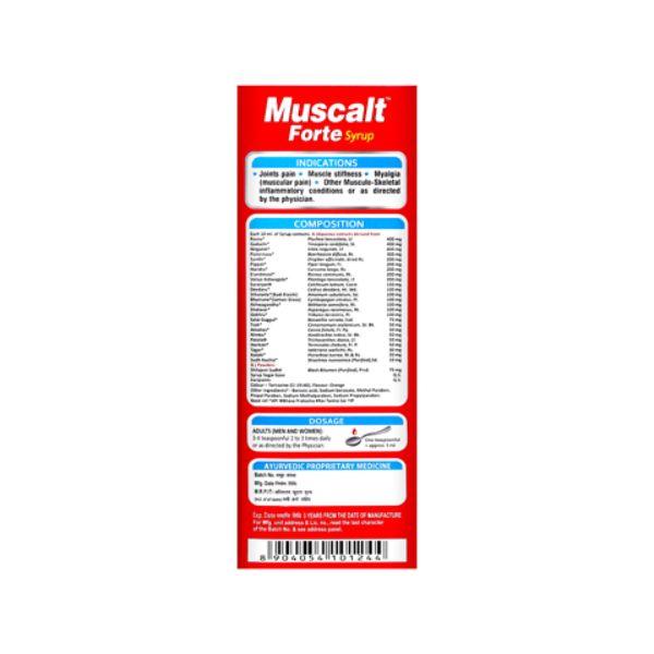 Aimil Muscalt Forte Syrup (Pack of 4 x 200 ml) - Speciality Medicines