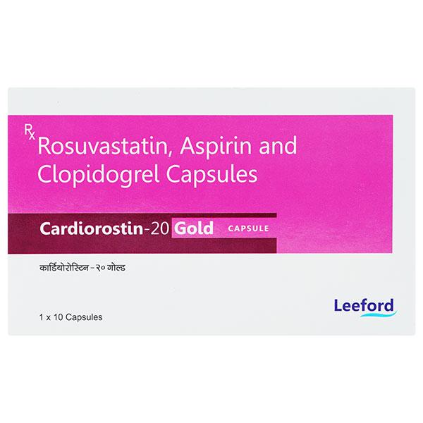 CARDIOROSTIN GOLD 20 Capsule 10's - Blood Clot-Ant