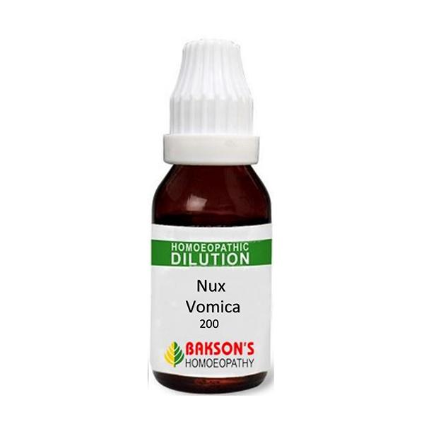 Bakson's Nux Vomica 200 CH Liquid 30 ml - Dilutions