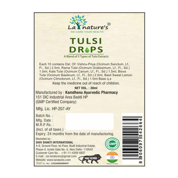La nature's Tulsi Drops 30 ml - Health Products
