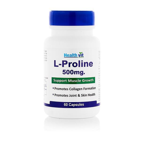 HealthVit L-Proline 500 mg Capsule 60's - Amino Acids
