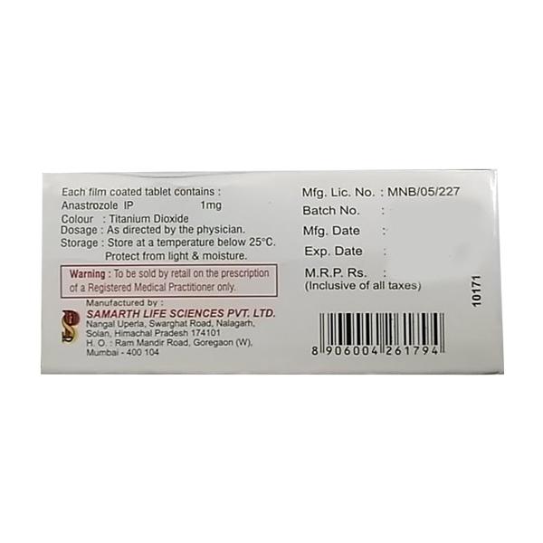 ANOSAM 1mg Tablet 10's - Cancer Oncology-Hor