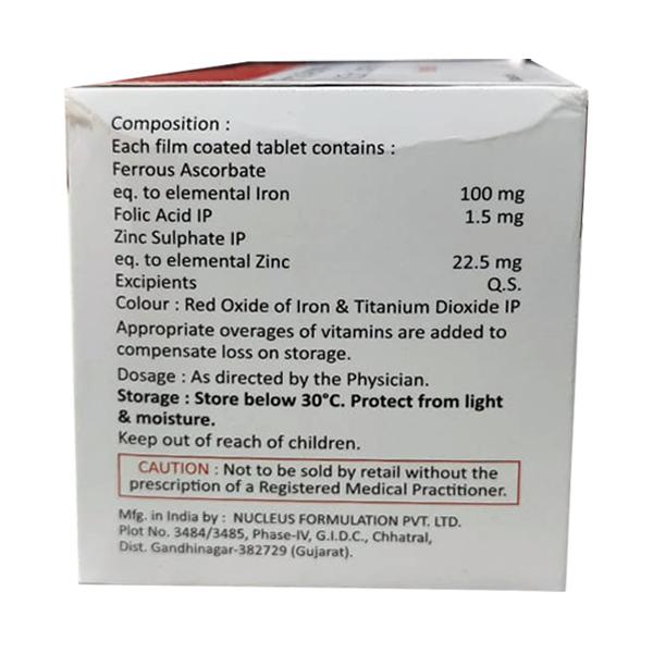Hapifer Xt Tablet 10's - Anaemia-VMA