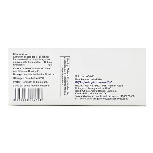 FIMAGEN 120mg Tablet 10's - Hypertension-Ana