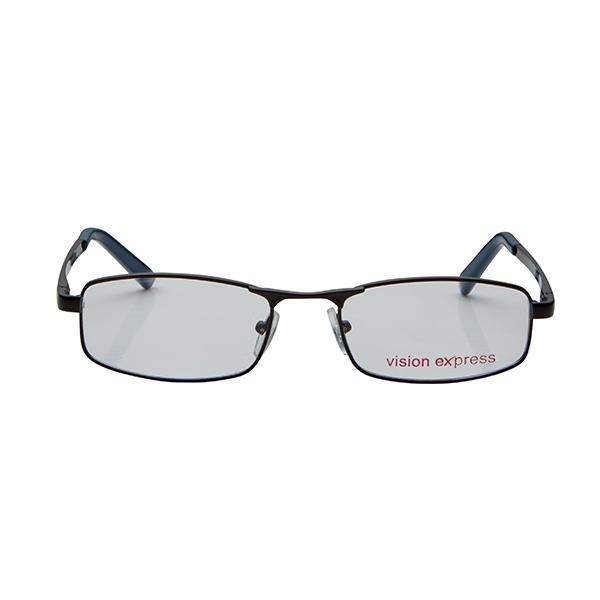 Netmeds | Vision Express 12004 Shiny Black Rectangle Eyeglasses (Including Anti-Reflective Coating Lens) 1's