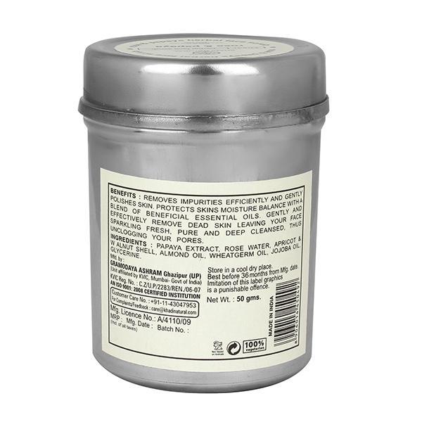 Khadi Natural Herbal Face Scrub - Rose & Papaya 50 gm - Face Scrubs