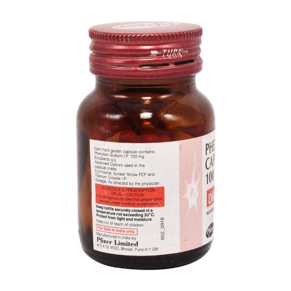 Phenytoin 100mg Capsule 10'S - Epilepsy/Convulsion-Ant