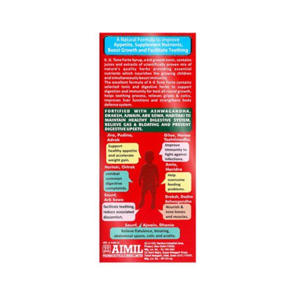 Aimil K.G. Tone Forte Syrup (Pack of 3 x 100 ml) - Speciality Medicines