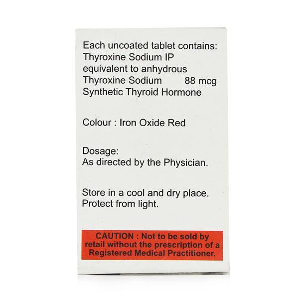 Thyrox 88Mcg Tablet 100'S - Hypothyroidism