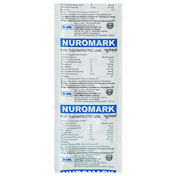 NUROMARK Tablet 10's - Supplements-Vam