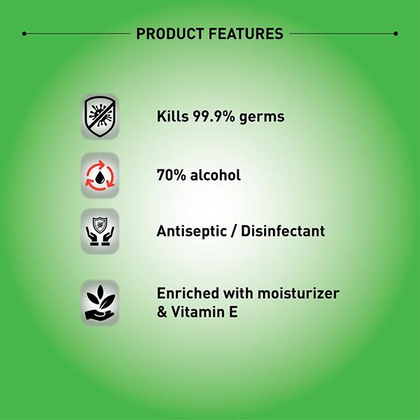 Arias Sanitizer Spray (Pack of 2 X 200 ml) - Hand Sanitizer
