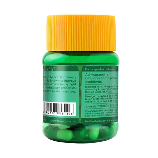 Dr.Vaidya's Ashwagandha Capsule (Pack of 2 x 30's) - Ashwagandha