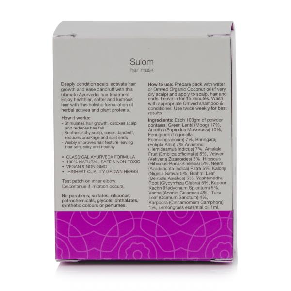 Omved Sulom Ayurvedic Hair Mask 100 gm - Hair Masks & Packs