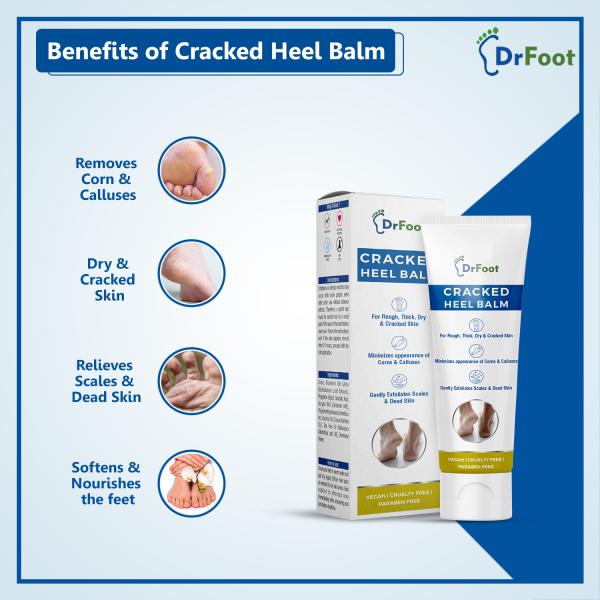 Dr Foot Cracked Heel Balm 50 gm - Foot Creams & Lotions