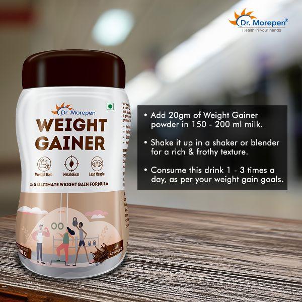 Dr. Morepen Weight Gainer - Irish Chocolate 500 gm - Weight Gain