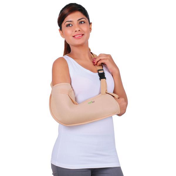 Wellon Adjustable Pouch Arm Sling- Tropical (M) - Arm/Elbow Supports