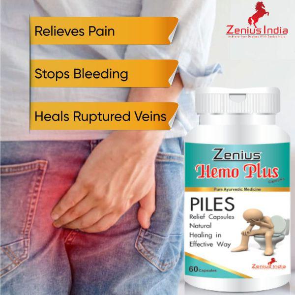 Zenius Hemo Plus Piles Relief Capsule 60's - Speciality Medicines