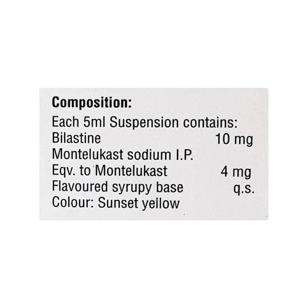 BILALIFE M DELICIOUS MANGO FLAVOUR Suspension 60ml - Allergies-Ant