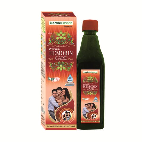 Herbal Canada Premium Hemobin Care Juice 500 ml - Ayurvedic Juices