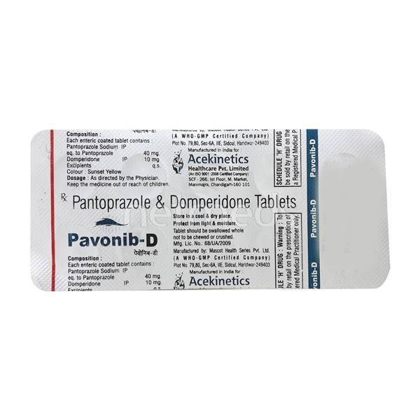 Pavonib D Tablet 10'S - Ulcer/Reflux/Flatulence-Aaa
