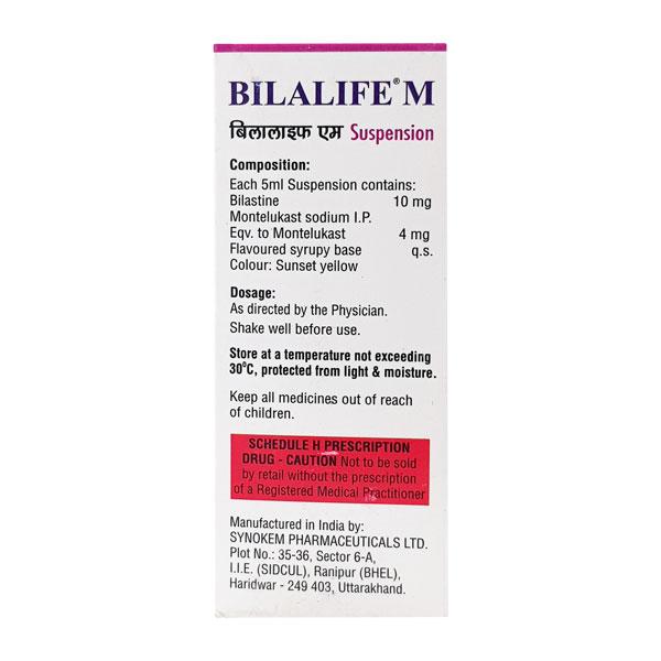 BILALIFE M DELICIOUS MANGO FLAVOUR Suspension 60ml - Allergies-Ant