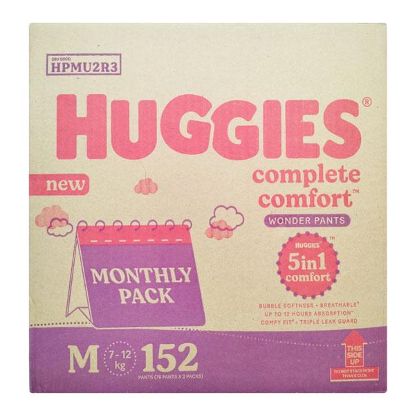 Netmeds | Huggies Complete Comfort Wonder Diaper Pants (M) 152's