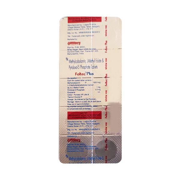 Foltec Plus Tablet 10'S - Supplements-Vam
