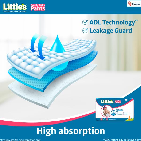 Little's Comfy Baby Pants Diapers (S) 42's - Diapers & Wipes