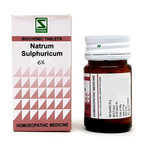 Netmeds | Dr. Willmar Schwabe Natrum Sulphuricum 6X Tablet 20 gm