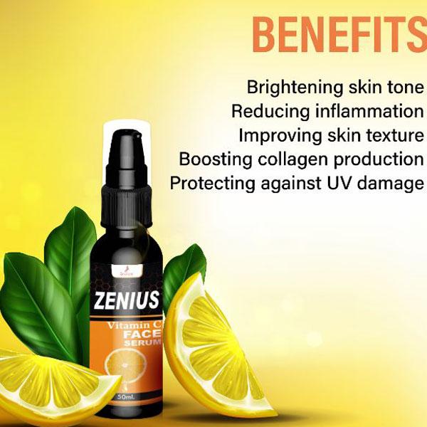 Zenius Vitamin C Face Serum 50 ml - Personal Care (Ayush)
