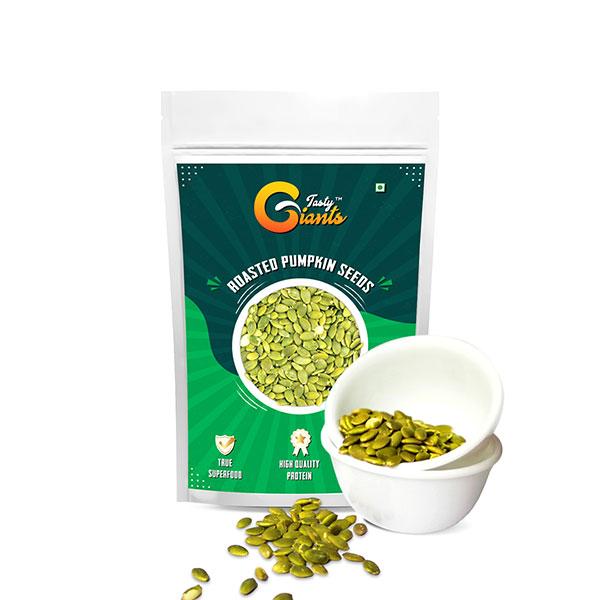 Tasty Giants Roasted Pumpkin Seeds 250 gm - Nutritional Bars