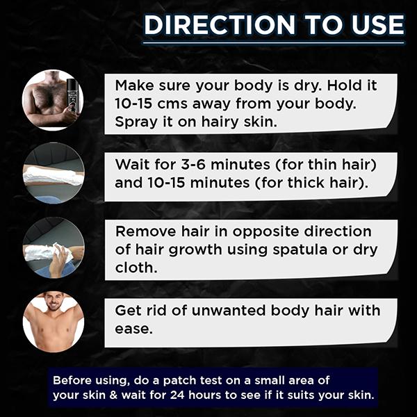 Mancode Hair Removal Spray 200 ml - Shaving Foams