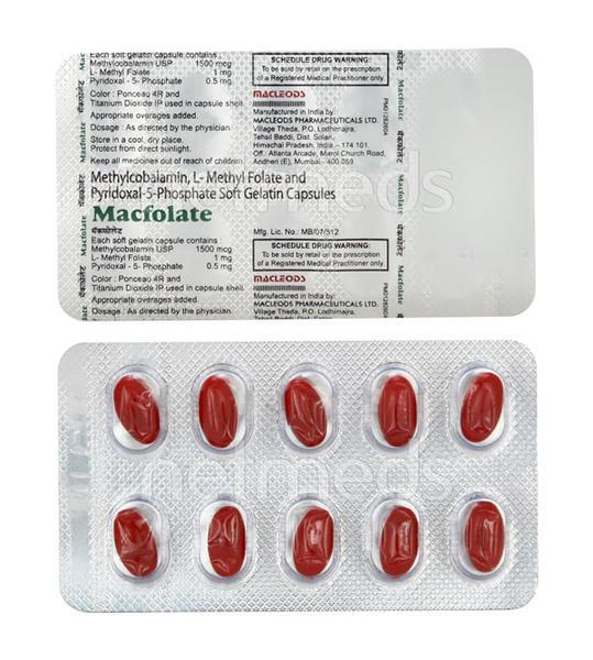 Macfolate Softgel 10'S - Supplements-Vbc