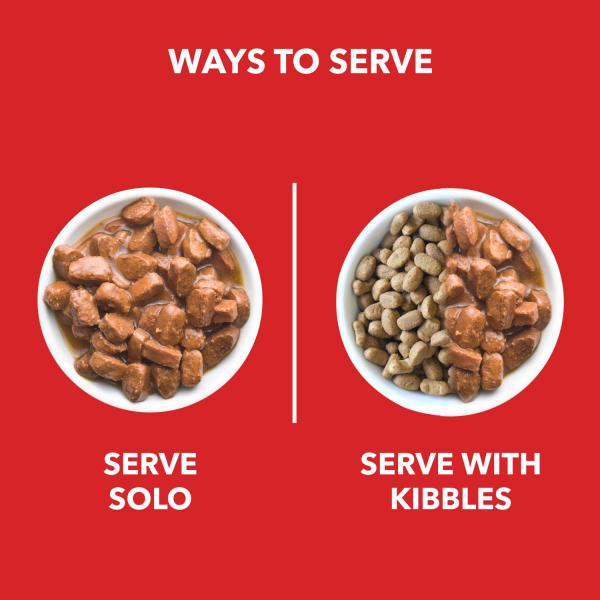 Drools Adult Wet Dog Food, Real Chicken and Chicken Liver Chunks in Gravy, 15 Pouches (15 x 150g) 2250 gm - Petfood