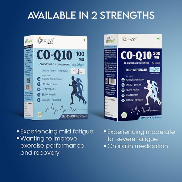 Origins Nutra CoQ-10 100 mg Veg Softgel Capsule (Pack of 2 x 15's) 1's - Co-Q