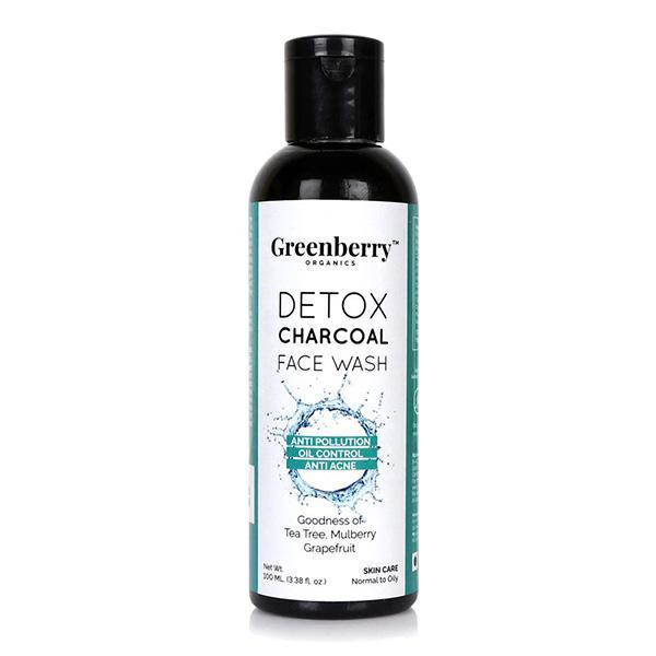 Greenberry Organics Face Wash - Detox Charcoal 100 ml