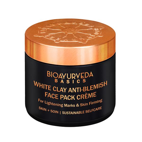 Netmeds | Bioayurveda Basics White Clay Anti-Blemish Face Pack Creme 120 gm