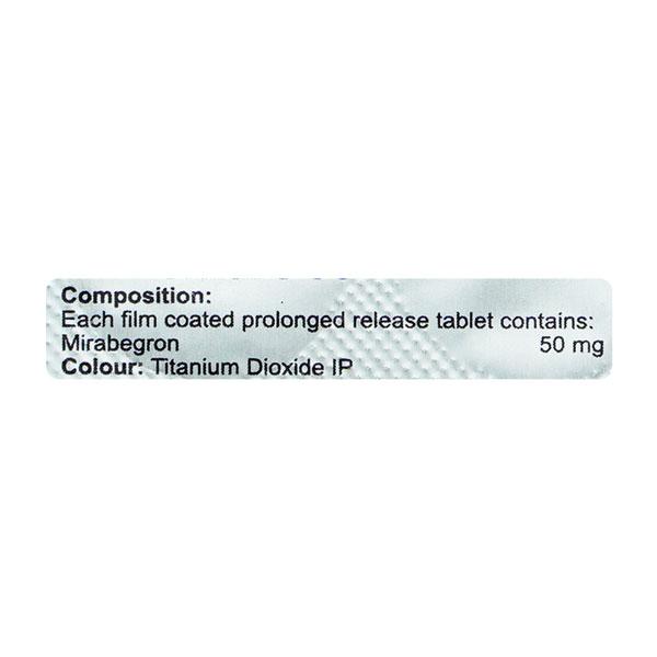 Mirasmart 50mg Tablet 10'S - Bladder And Prostate Disorders-Dru